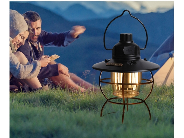 Portable Multifunctional Outdoor Classic Retro Rechargeable LED Camping Light Tent Lights Horse Lantern