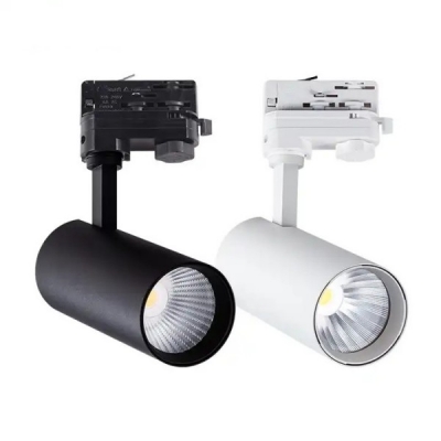 Luz de riel LED 10W 20W 30W Lámpara de riel Reemplazar COB Spot Light Fixture Vivienda GU10 con controlador LED