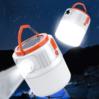 USB rechargeable emergency light multi-function tent outdoor Solar camping light 