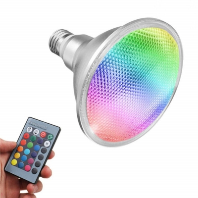 LED RGB PAR38 20W luz IP65 Aluminio Colorido Lámpara PAR inteligente