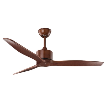 Lámpara decorativa moderna de 52 pulgadas con ventilador de techo con motor de CC y LED