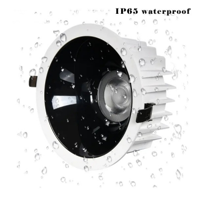 IP65 Aluminio sin parpadeo 20w 30w 40w 50w 70w Foco empotrable LED impermeable