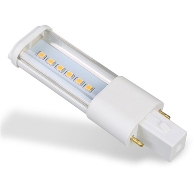Quality Aluminum 2 Pin LED 5W Plug Tube Light PLC Bulb Lamp 