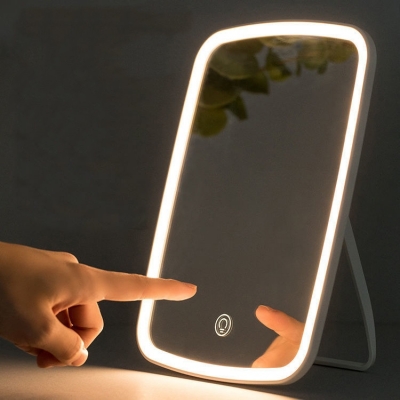 LED Fill Light Mirror Handheld Portable LED Beauty Cosmetic Makeup Mirror