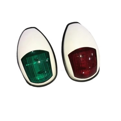 Lámpara de señalización LED para barco de 12V CC de material de PC resistente al agua luz de navegación para barco