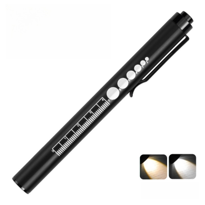 White Yellow Light Nurse Doctor Pupil Medical Rechargeable Diagnostic Penlight